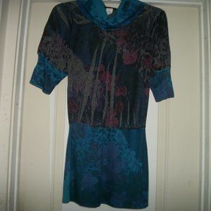 FAIRYCORE TWENTYONE LONG BLUES TOP BLOUSE LG